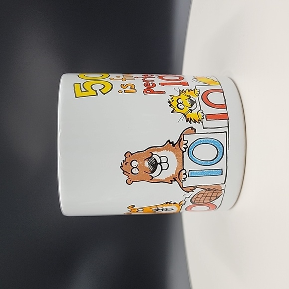 50 is five perfect 10's! Shoebox Greetings Hallmark Coffee Tea Mug - Picture 5 of 7